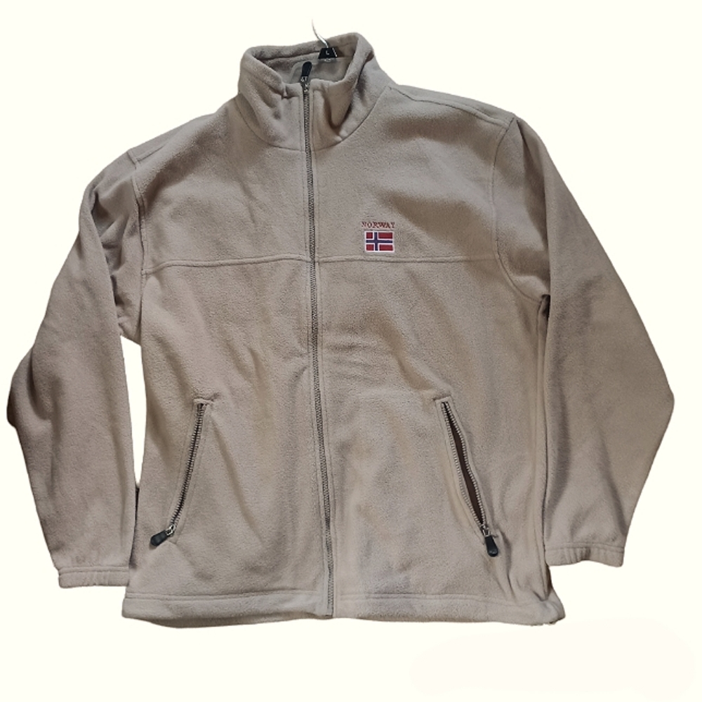 Norway designed fleece pullover/jacket  Size L